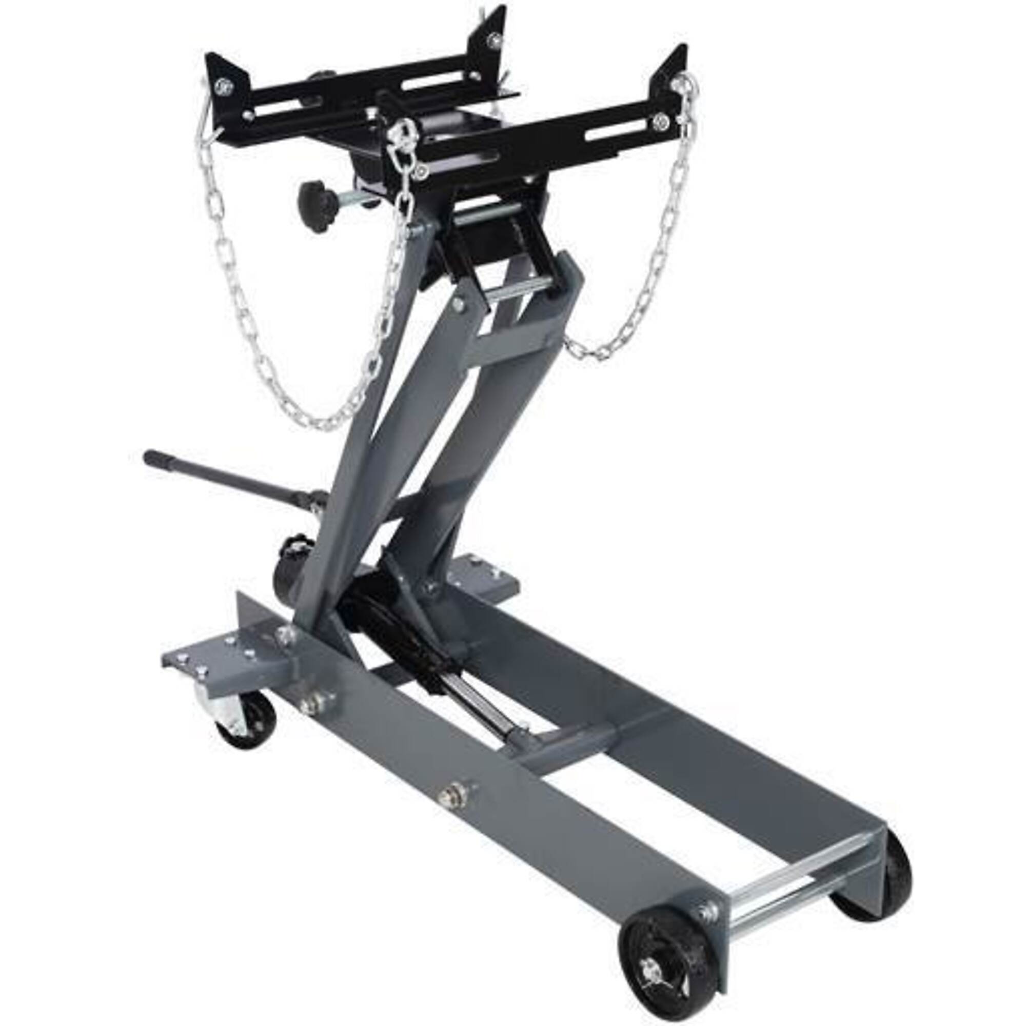 1 Ton Hydraulic Transmission Service Jack, 2200 lb. capacity, black, BAC-W46542622